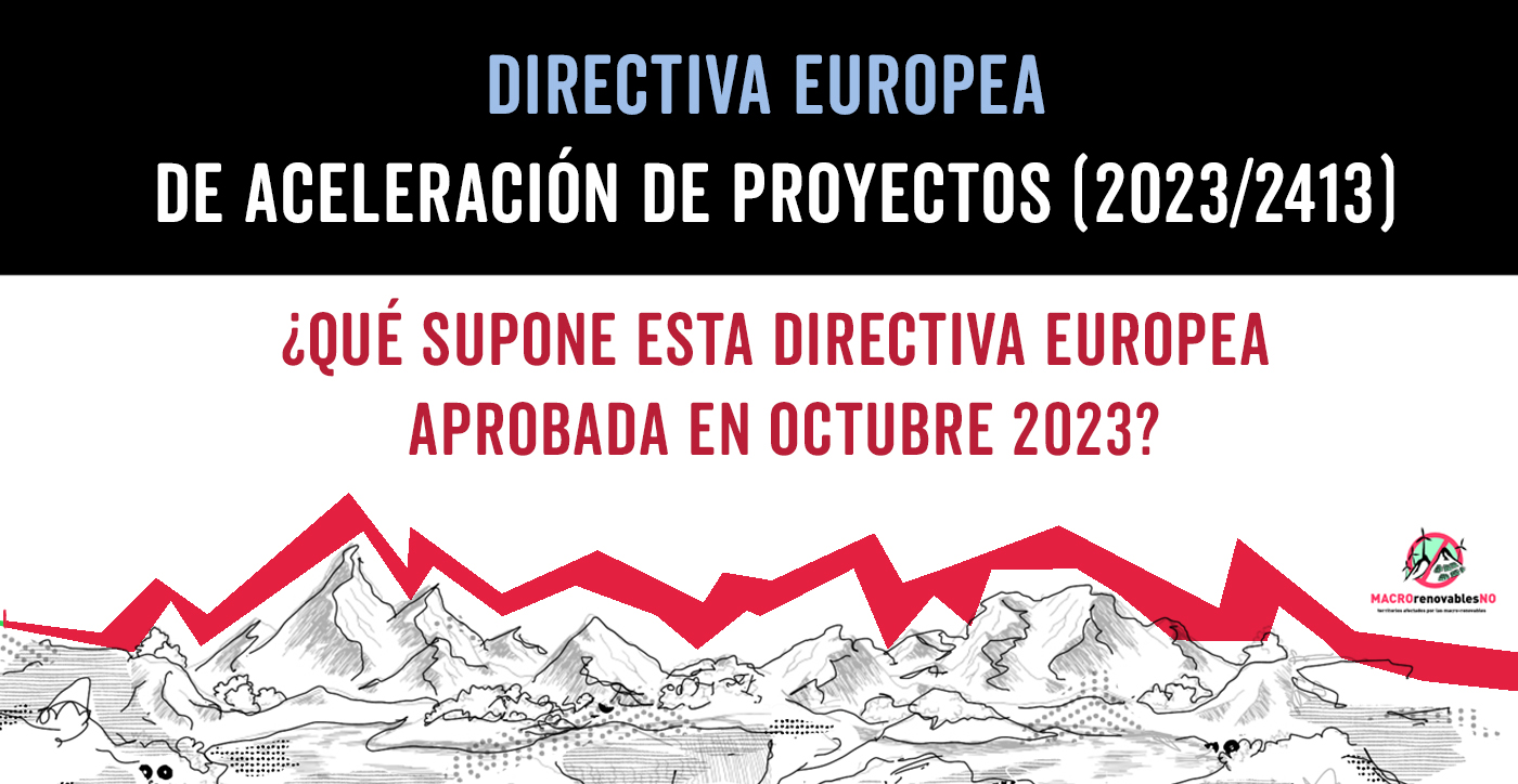 (2023/2413) DIRECTIVA EUROPEA DE ACELERACIÓN DE PROYECTOS